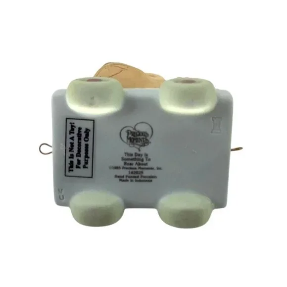 Birthday Train, Age 5, This Day Is Something To Roar About, Bisque Porcelain - Picture 5 of 5